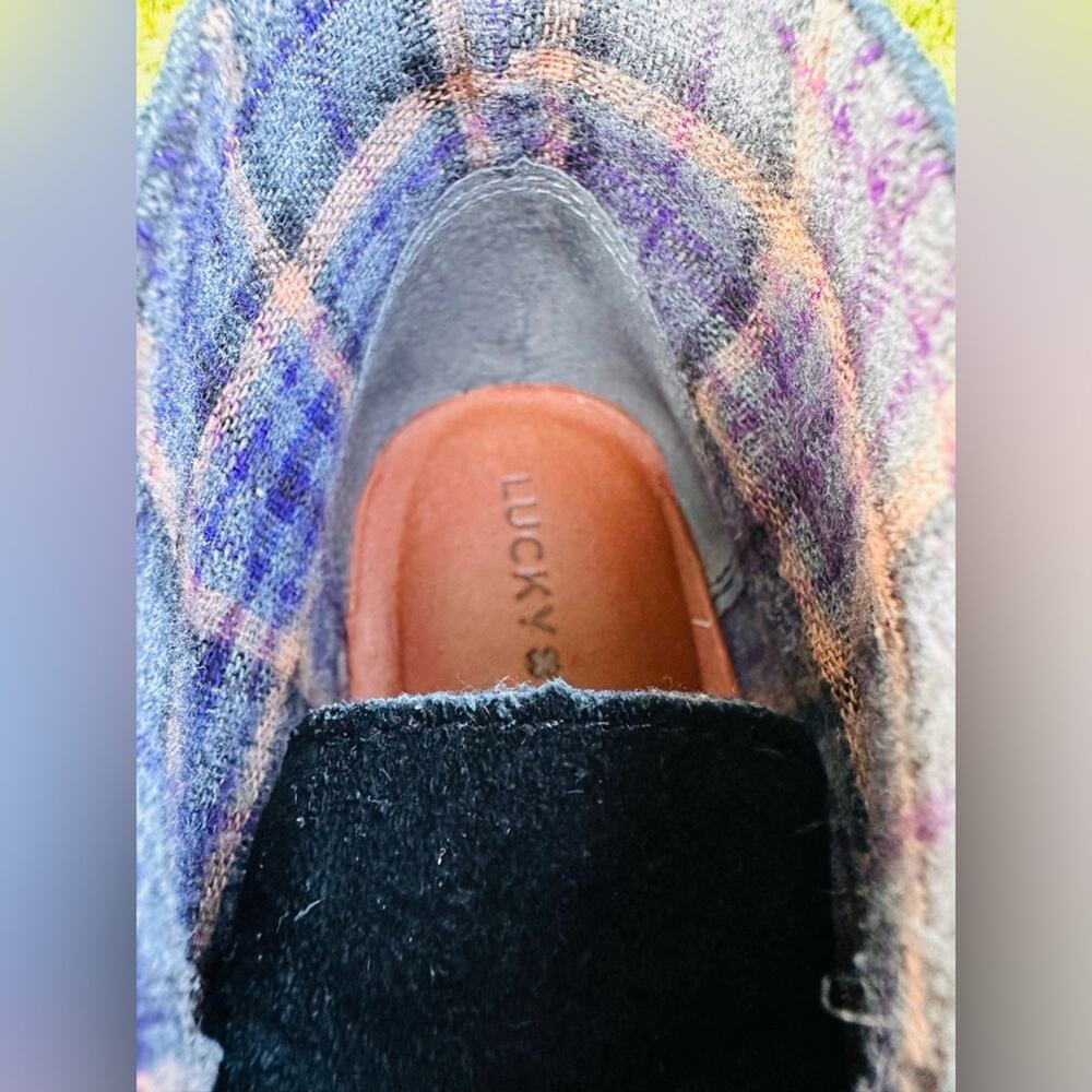 Lucky Brand Garboh Women’s Black  Suede Leather Lace-Up Chukka Booties. Size 5 - Picture 7 of 8